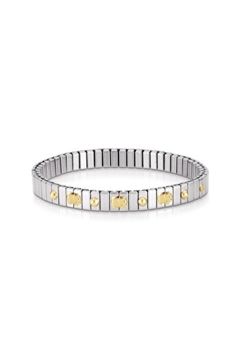 NOMİNATİON Extensıon Bracelet (s) In Stainless Steel With 18k Gold (3 Symbols) (001_elephant)