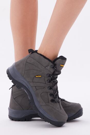 Tonny Black Unisex Smoked Trekking Boots V2rts