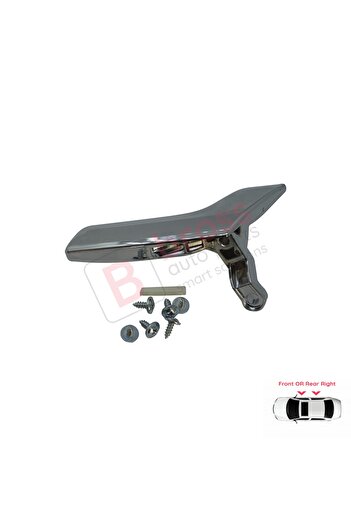 Bross Otomotiv Inner Door Opening Handle Right For Mercedes W2042047202763 Shiny