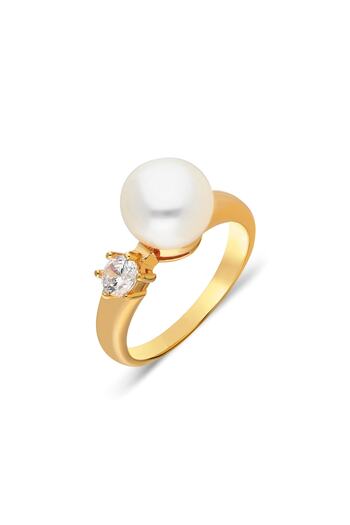 MLINI JEWELLERY Rana Pearl Ring