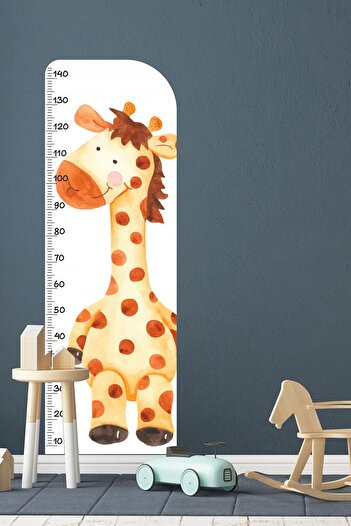 TUGİBU Giraffe Height Meter Wall Sticker