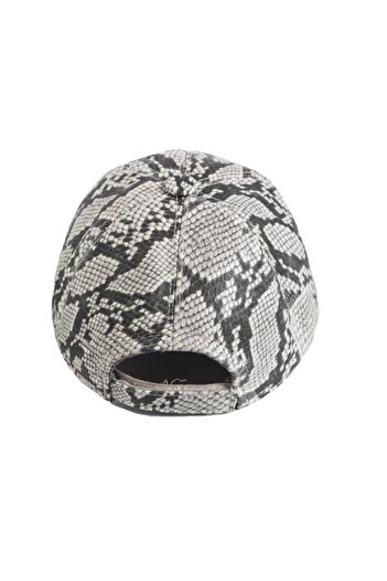 OnMyHead Unisex Yılan Derisi Işlemeli Orjinal Deri Kep