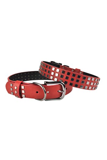 Bestie Merlin Large Size Leather Dog Collar 55 cm