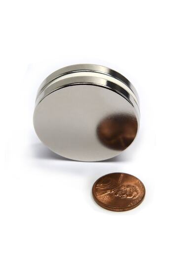 Dünya Magnet Neodyum Mıknatıs, Çap 30mm x Kalınlık 5mm Yuvarlak Süper Güçlü Magnet