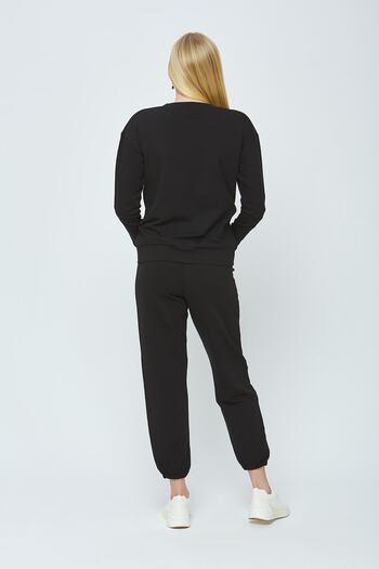 Motherway Maternity Black Tracksuit Set