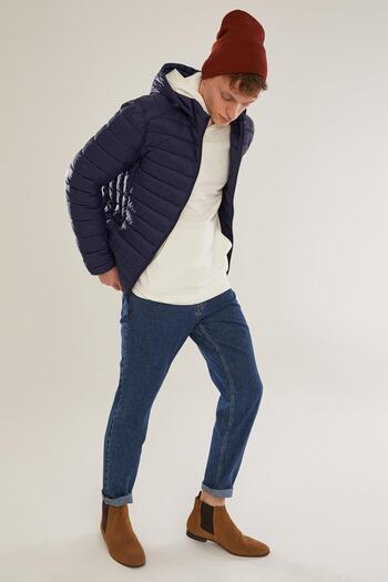 DeFacto Slim Fit Hooded Water Repellent Thermal Insulated Puffer Jacket