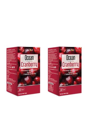 Ocean Cranberry 30 Tablet X2 Piece Vitamin