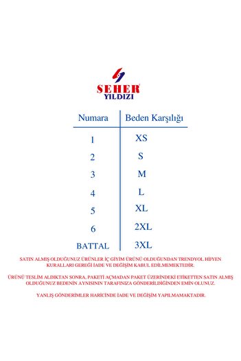 Seher Yıldızı Men's Combed Cotton Undershirt 6-pack