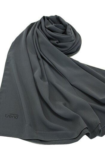 Armine Trend Medina Silk Shawl - Atsmıs-9901 Anthracite