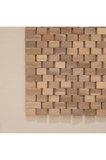Chakra Alfa Wooden Mat - 70X130 Cm, Natural Cut