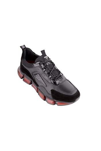 MARCOMEN 16237 Siyah Sneaker Deri Ayakkabı