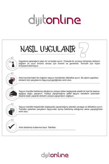 Dijitonline Autocolant Tribal Kaput - Autocolant Oto - Autocolant Masină - 91x29 Cm