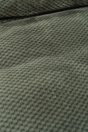 Karaca Home Theoline Khaki Double Welsoft Jacquard Blanket