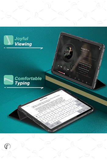 Fuchsia 10.9 Inç 10.nesil Uyumlu Smart Cover Standlı Katlanabilir Akıllı Tablet Kılıfı