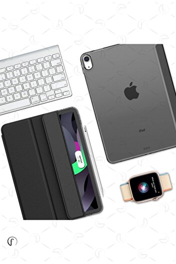 Fuchsia 10.9 Inç 10.nesil Uyumlu Smart Cover Standlı Katlanabilir Akıllı Tablet Kılıfı