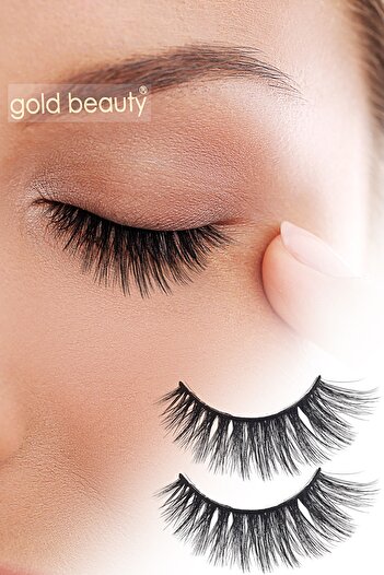 Gold Beauty 6d Kolay Uygulanabilir Doğal Ipek Takma Kirpik