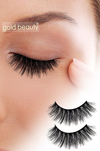 Gold Beauty 6d Kolay Uygulanabilir Doğal Ipek Takma Kirpik