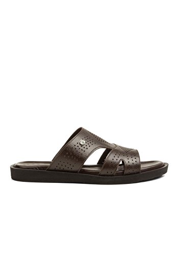 Pierre Cardin ® |   PC-7129 - 2162 Καφέ - Ανδρικές Παντόφλες