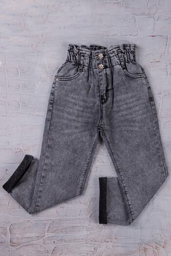 ADABEBEK Girl's Lycra Wide Fit Flared Leg Jeans Denim Trousers 5715-5714