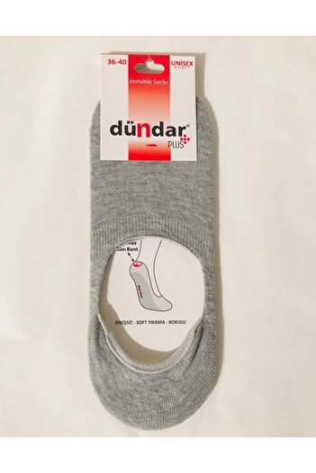Dündar Unisex 12" Cotton Seamless Silicone Ballerina Socks