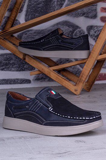 OXİ Ayakkabix Tems Genuine Leather Summer Men's Shoes