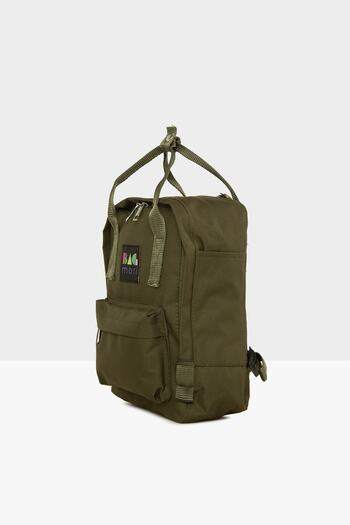 Bagmori Khaki Women's Square Strap Adjustable Mini Backpack M000007857