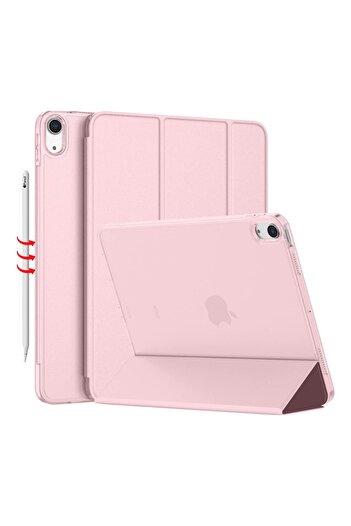 Fuchsia 10.9 Inç 10.nesil Uyumlu Smart Cover Standlı Katlanabilir Akıllı Tablet Kılıfı