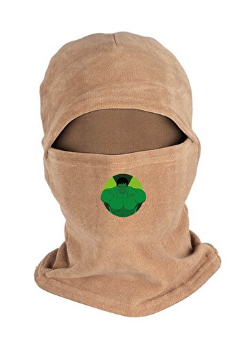 Zeron Tasarım Hulk Fleece Snow Mask Long Gloves Set Bll1113
