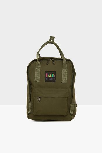 Bagmori Khaki Women's Square Strap Adjustable Mini Backpack M000007857