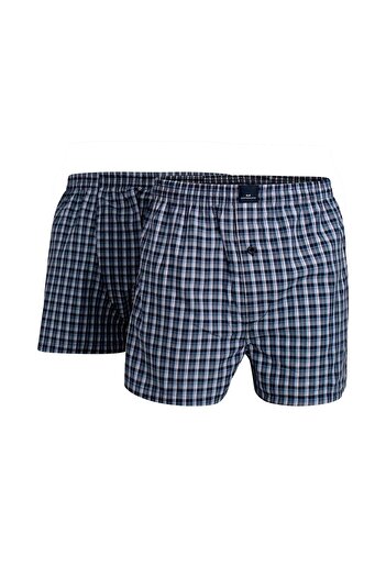 Götzburg GÖTZBURG Herren Boxer 2er Pack - Poplin, Pure Cotton, Unterwäsche Set