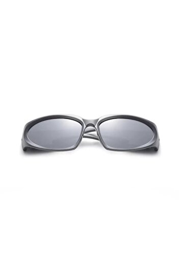 LOOKUP Jupiter Uzay Aynalı Unisex Güneş Gözlüğü Gri Metalik Gümüş Eyewear Uv400 Korumalıdır Ce Belge