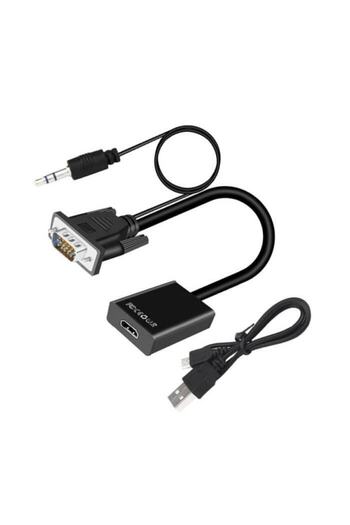 MAXGO 2067 Vga إلى Hdmi محول كابل محول الصورة والصوت Hdmi