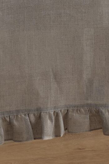 ÖDEL HOME Linen Frilly Runner / Presentation / Service Cover
