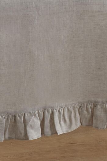 ÖDEL HOME Linen Frilly Runner / Presentation / Service Cover