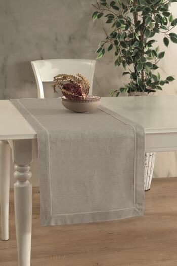 ÖDEL HOME Linen Piping Runner / Presentation / Service Cover