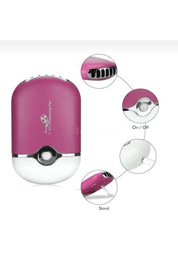 Starcolors Pembe Mini Fan Ipek Kirpik Kurutucu Fan- Ipek Kirpik Kurutucusu Vantilatör