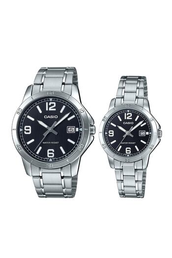 Casio Mtp-ltp-v004d-1b2udf Couple Wristwatch (women-men)