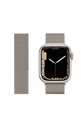 Nezih Case For Apple Watch 2/3/4/5/6/7/8/9/se/ultra/ultra 2 42mm 44mm 45mm 49mm Magnetic Mesh Mesh Metal Band