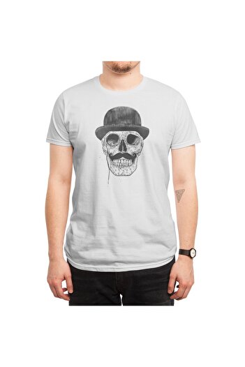 Fizello Men's and Women's White T-Shirt - Gentlemen Never Die Unisex T-Shirt