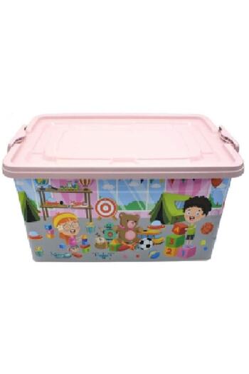 ASUDE Plastic 40 Lt Wheeled Toy Storage Box