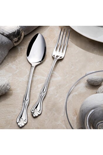 Nehir Lalezar Simple Food Spoon 12 Pieces