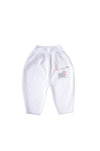 Sevi Bebe Unisex Baby White Pee Pants for Sleeping