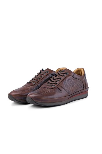 Ducavelli Muster Genuine Leather Men's Casual Shoes, Fur Inside Shoes, Winter Fur Shoes