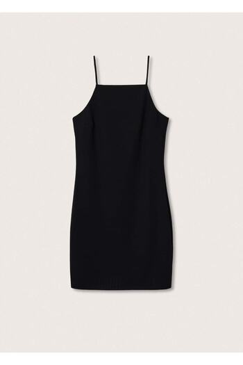 MANGO Woman Tailored Lastik Örgü Elbise