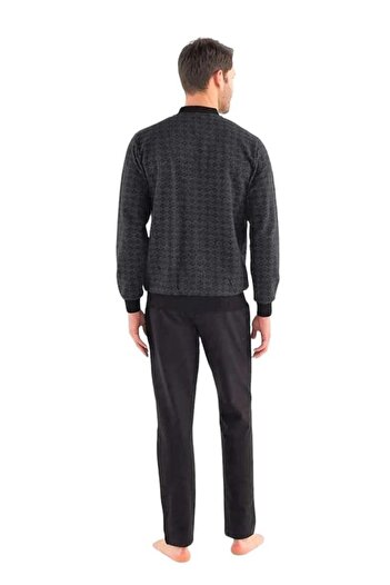 Mod Collection Boydan Fermuarlı Kışlık Erkek Eşofman Takım