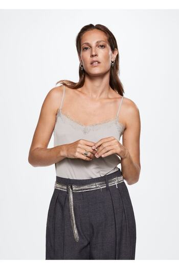 MANGO Woman Lace Blouse