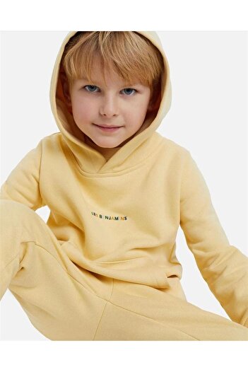 MİNİKO KİDS Hooded Cotton Tracksuit Set with Back Detail