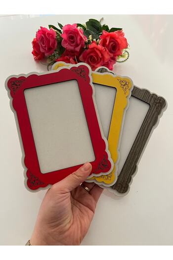 samsunlazer 3 Pieces Wooden 10x15 Size Colorful Horizontal Vertical Frame