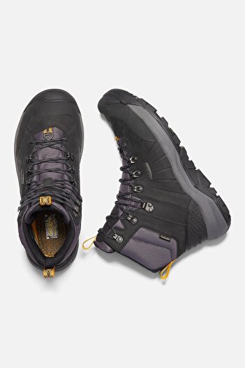 Keen Revel 4 Mid Polar M-black/magnet - Su Geçirmez Erkek Kar Botu - Siyah