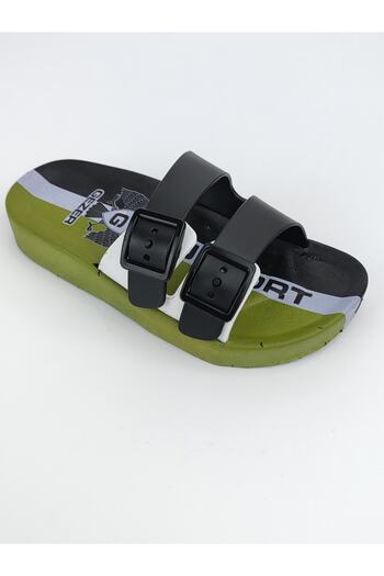 GEZER Patterned Double Buckle Anti-Slip Children's Slippers
